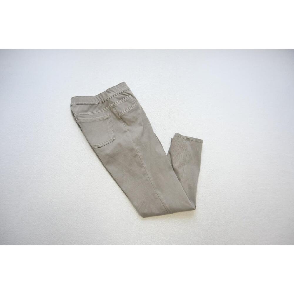 Spanx Leggings Pull On Pants Fitted Stretch Gray With Pockets Womens Sz Small